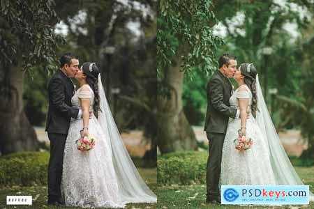 12 Light Airy Wedding Lightroom Presets