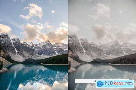 20 Grainy Mist Lightroom Presets and LUTs