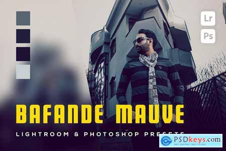 6 Bafande Mauve Lightroom and Photoshop Presets