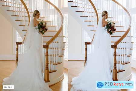 12 Light Airy Wedding Lightroom Presets