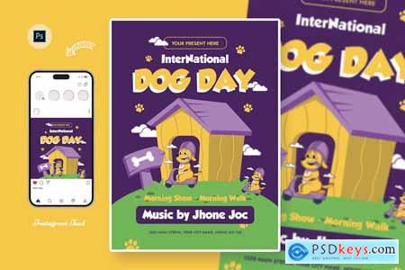 Doggie Dog Day Flyer Template