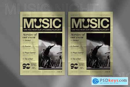 Night Music Flyer UTCC656