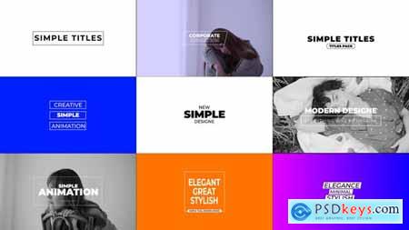 Simple Titles After Effects 53432608