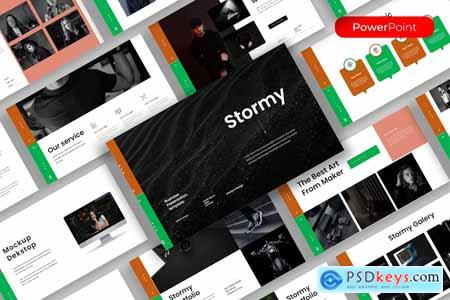 Stormy-Business PowerPoint Template