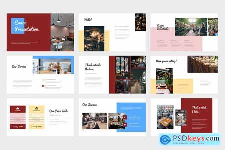 Canoa Food Business Powerpoint Template