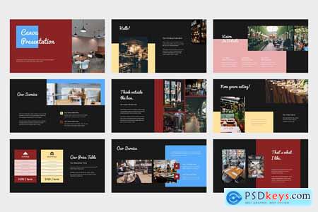 Canoa Food Business Powerpoint Template