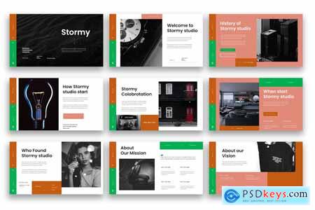 Stormy-Business PowerPoint Template