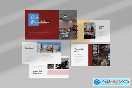 Canoa Food Business Powerpoint Template