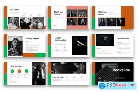 Stormy-Business PowerPoint Template