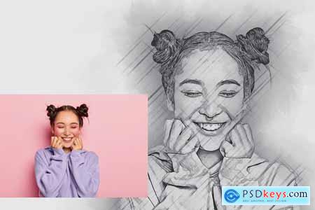 Pencil Sketch Photoshop Effect