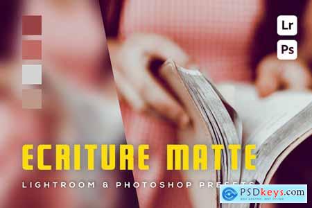 6 Ecriture Matte Lightroom and Photoshop Presets