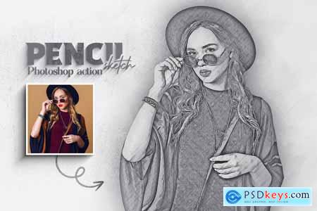 Pencil Sketch Photoshop Effect