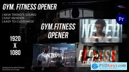 Gym Fitness Opener MOGRT 53504982