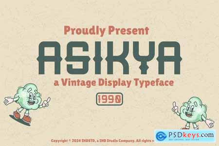 Asikya Vintage Display Typeface