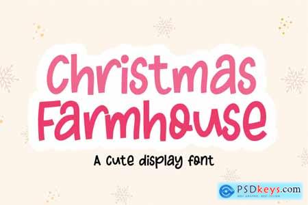 Christmas Farmhouse - Christmas Font