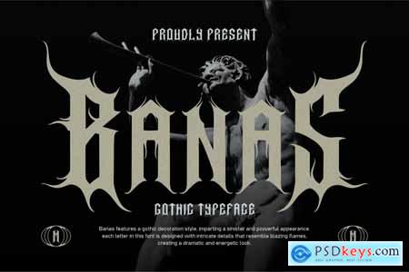 Banas - Blackletter Font