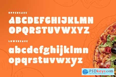 Golda - Funny Food Font