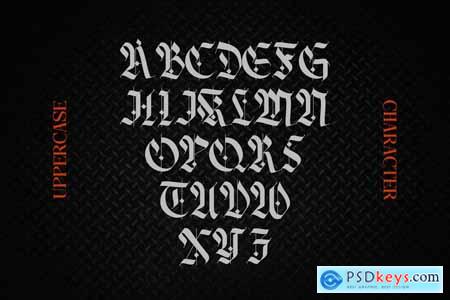 Black Gowa - Blackletter Font