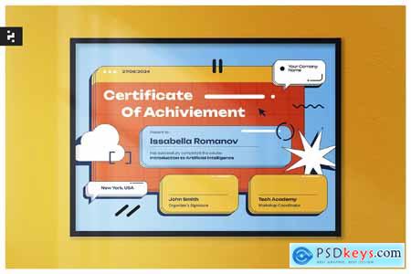 Creative Modern Certificate