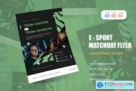 E-Sport Matchday - Flyer