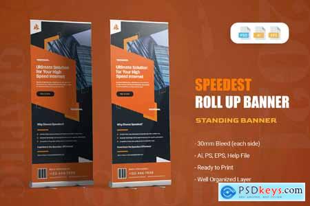 Speedest Provider - Roll Up Banner