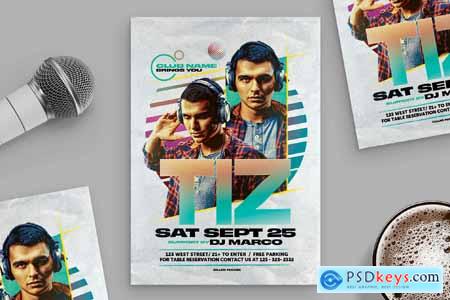 Modern Club DJ Event Party Flyer Template