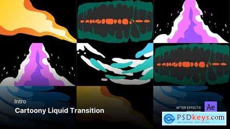 Intro Opening - Cartoony Liquid Transition Titles Effects Project Files 53471402