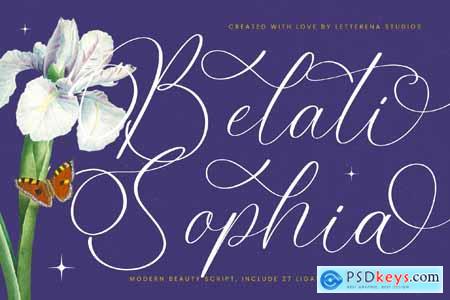 Belati Sophia Modern Script