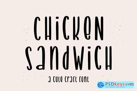 Chicken Sandwich - Food Font