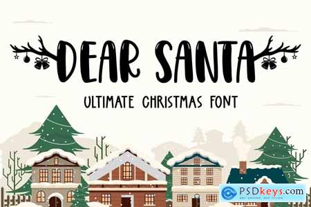 Dear Santa - Christmas Font