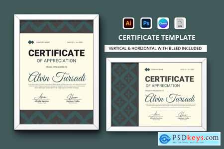 Certificate of Appreciation Template V4