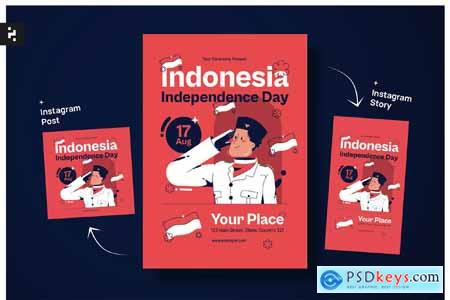 Indonesia Independence Day Flyer