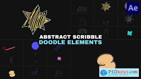 Abstract Scribble Doodle Elements After Effects 53577678