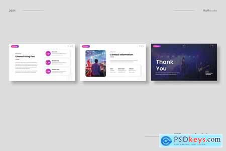 Music School Powerpoint Template