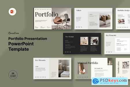 Portfolio Presentation PowerPoint Template