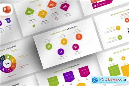 Corporate Growth Infographic PowerPoint Template