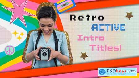 Retro Active Title Intro 53583358