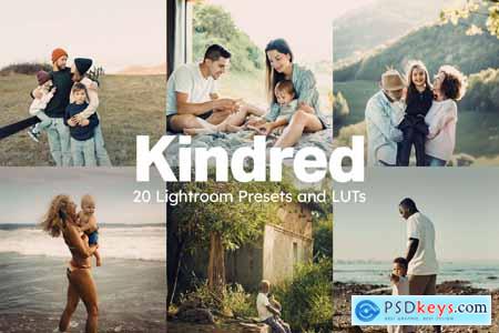 20 Kindred Lightroom Presets and LUTs