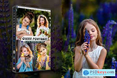 Clean Portrait Presets And luts Video Premiere Pro