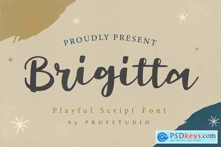 Brigitta - Playful Script Font