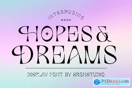 Hopes and Dreams - Modern Display Font