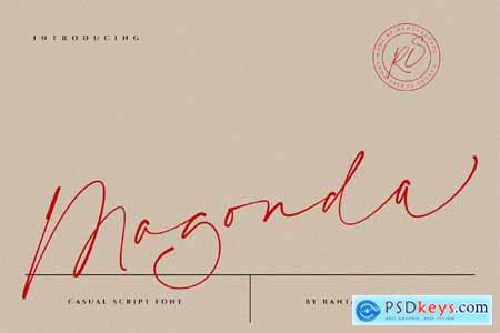 Magonda Casual Script Font