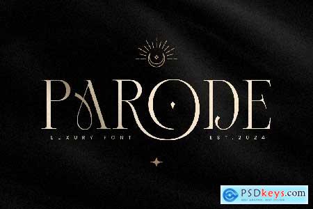 Parode - Luxury Font