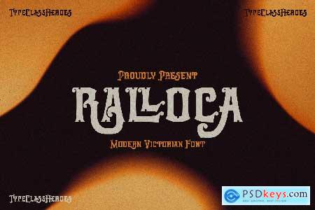 Ralloca Victorian Font