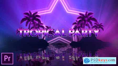 Tropical Island Party Opener - Premiere Pro 53657958