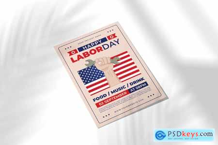 Labor Day Flyer Template GUVPB2M