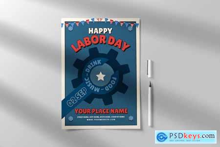 Labor Day Flyer Template 7ZUSE72