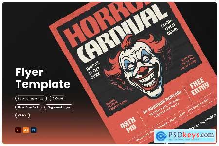 Halloween Horror Carnival Flyer