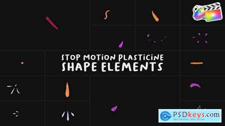 Stop Motion Plasticine Shape Elements for FCPX 53616215 