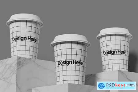 12oz Paper Coffee Cup Mockup 002